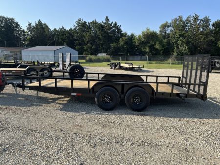 New 2026 Stag Trailers 82x18 Dovetail 10K Utility Trailer