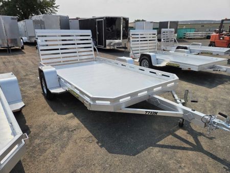 New 2027 Aluma 7712H-S-TG Utility Trailer