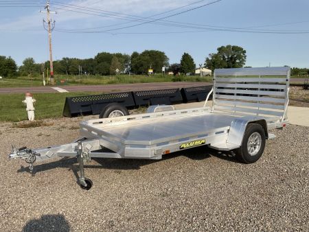 New 2027 Aluma 7712H-STG Utility Trailer