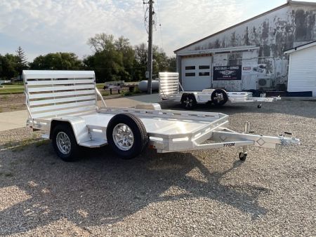 New 2027 Aluma 7712H-STG Utility Trailer