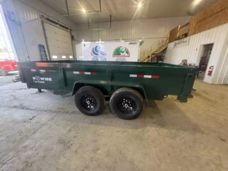 New 2025 BWISE 714lp-le-14 Dump Trailer