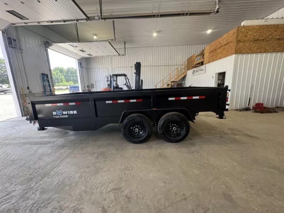 New 2025 BWISE 716lp-le-14 Dump Trailer