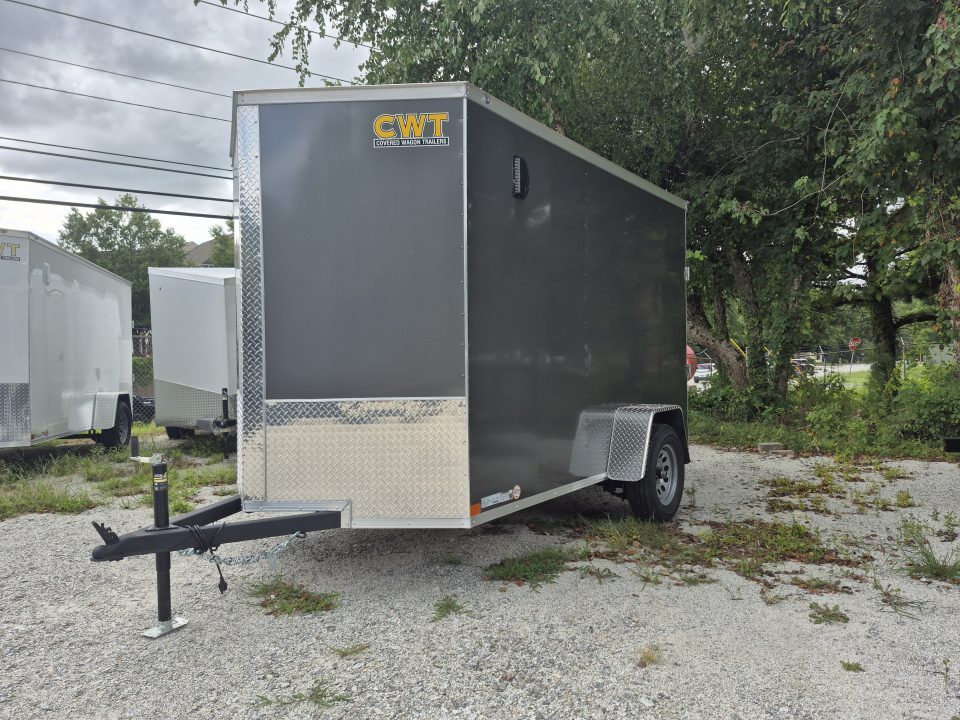 New 2027 Covered Wagon 6x10 Enclosed, 6'6" Height
