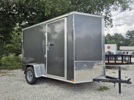 New 2027 Covered Wagon 6x10 Enclosed, 6'6" Height