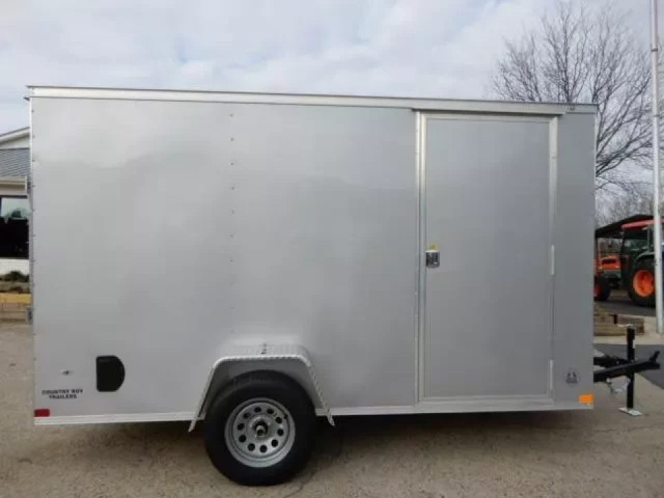 New 2027 Covered Wagon 6x10 Enclosed, 6'6" Height