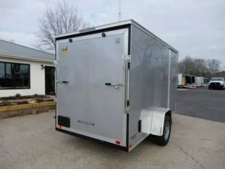 New 2026 Covered Wagon 6x12 Enclosed, 78" Height, Ramp Door