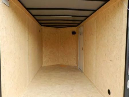 New 2026 Covered Wagon 6x12 Enclosed, 78" Height, Ramp Door