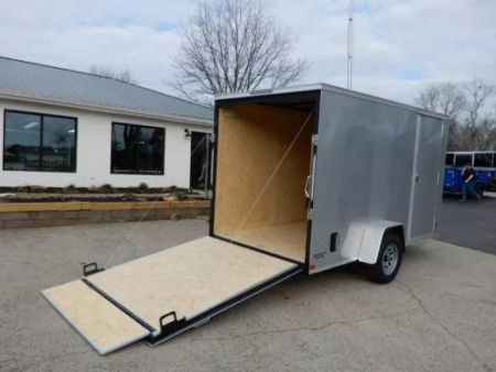 New 2026 Covered Wagon 6x12 Enclosed, 78" Height, Ramp Door