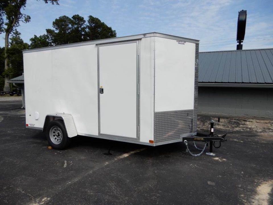 New 2027 Covered Wagon 6X12 Enclosed, 6'6" Height
