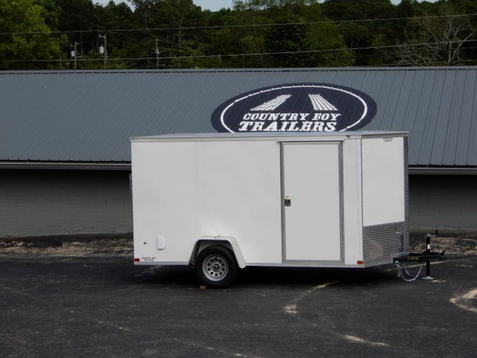 New 2027 Covered Wagon 6X12 Enclosed, 6'6" Height