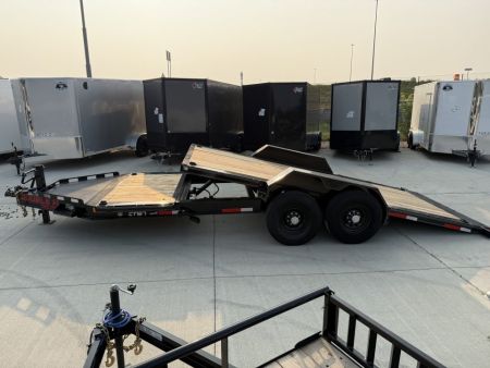 New 2026 Double A 20 ft=16 ft Tilt + 4 ft flat Gravity Tilt HEAVY DUTY 16K Trailer