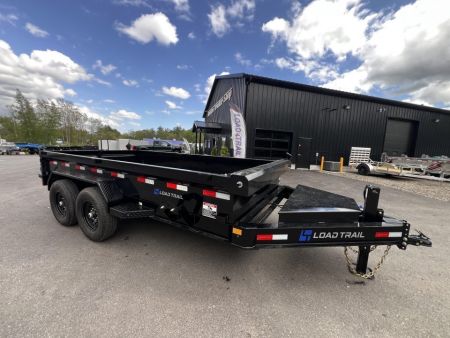 New 2026 LOAD TRAIL 7x14-DE Dump Trailer/ I BEAM Frame / Tarp kit & Ramps/ Spreader Gate- 14,000gvw