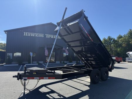 New 2027 U-Dump 7X14 Dump Trailer / Telescopic Cylinder / Ramps & Tarp -14,000GVW