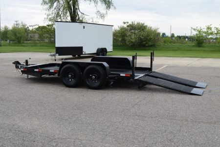 New BND 6.5x14 SCISSOR LIFT TRAILER w/ 7000LB AXLES