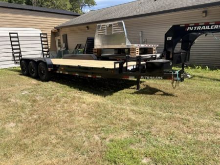 New 2027 PJ TRAILERS 83" x 24' CC Tri- Axle Equipment Trailer