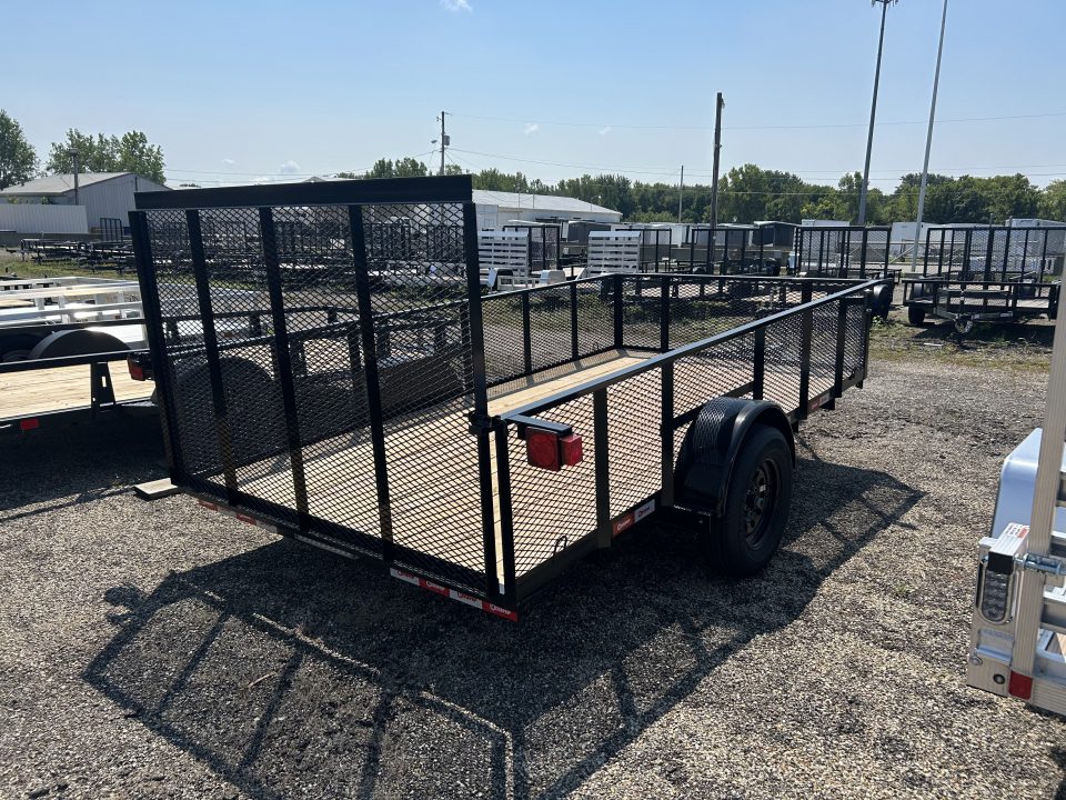 New 2027 U-Dump 6 X 12 FT HIGH SIDE MESH UTILITY TRAILER 3K GVWR