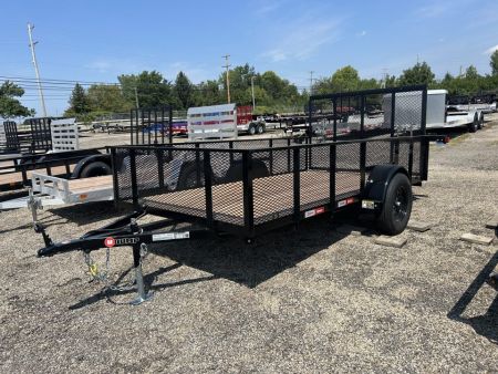 New 2027 U-Dump 6 X 12 FT HIGH SIDE MESH UTILITY TRAILER 3K GVWR
