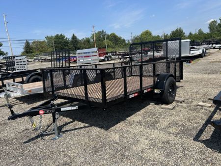 New 2027 U-Dump 6 X 12 FT HIGH SIDE MESH UTILITY TRAILER 3K GVWR