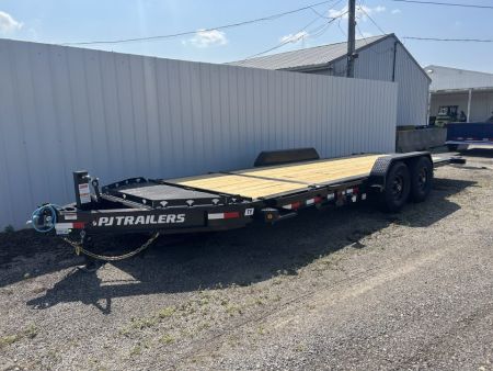 New 2027 PJ Trailers 20 FT I-BEAM FRAME TILT TRAILER 15K GVWR