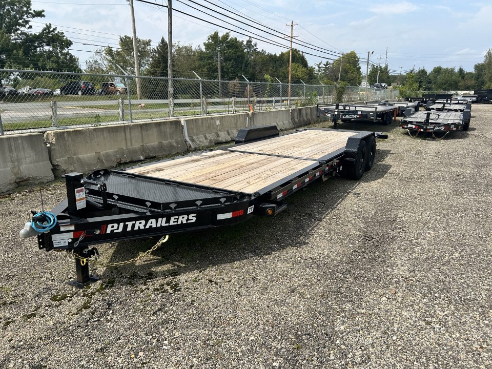 New 2027 PJ Trailers 24 FT I-BEAM FRAME TILT TRAILER 15K GVWR