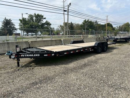 New 2027 PJ Trailers 24 FT I-BEAM FRAME TILT TRAILER 15K GVWR