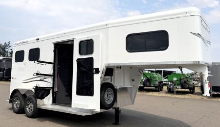 New 2027 Trails West CLASSIC GN 2 HORSE Horse Trailer