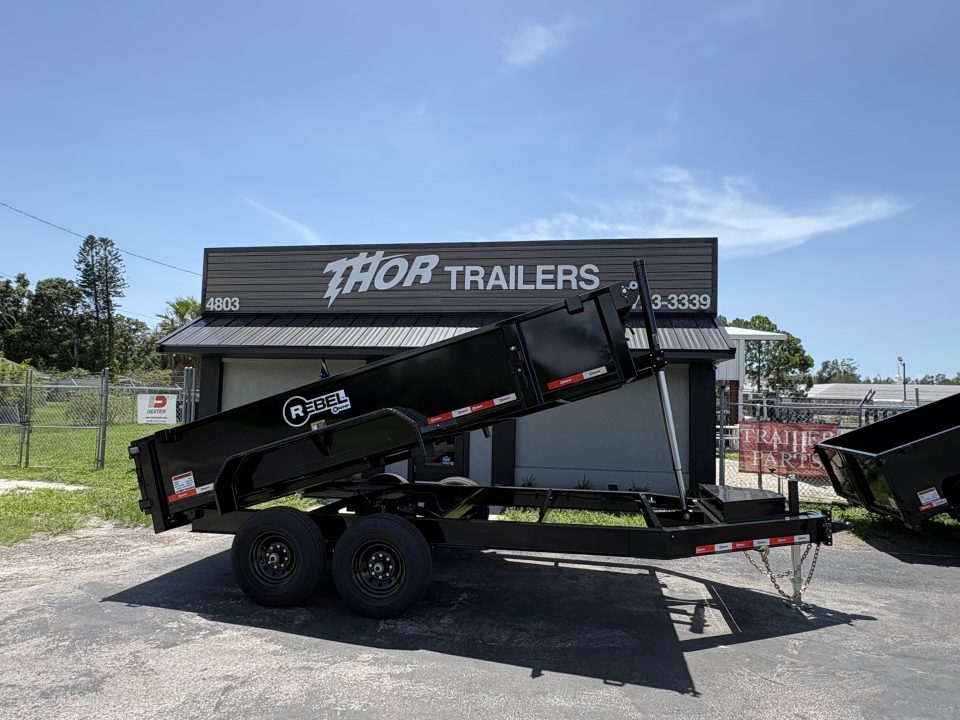 New 2027 U-Dump 7X14 14K 31" SIDES REBEL I-BEAM EDITION Dump Trailer