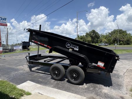 New 2027 U-Dump 7X14 14K 31" SIDES REBEL I-BEAM EDITION Dump Trailer
