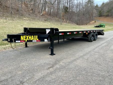 New 2026 Nexhaul 8.5X20 + 5 Deckover Equipment Trailer