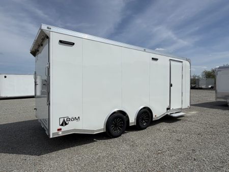 New NEW 2027 ATC 8.5 x 20 ROM450 "LifeTrac" Enclosed ALUMINUM Car Hauler w/ PED Door