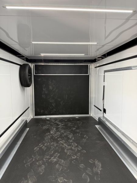 New NEW 2027 ATC 8.5 x 20 ROM450 "LifeTrac" Enclosed ALUMINUM Car Hauler w/ PED Door
