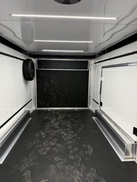 New NEW 2027 ATC 8.5 x 20 ROM450 "LifeTrac" Enclosed ALUMINUM Car Hauler w/ PED Door