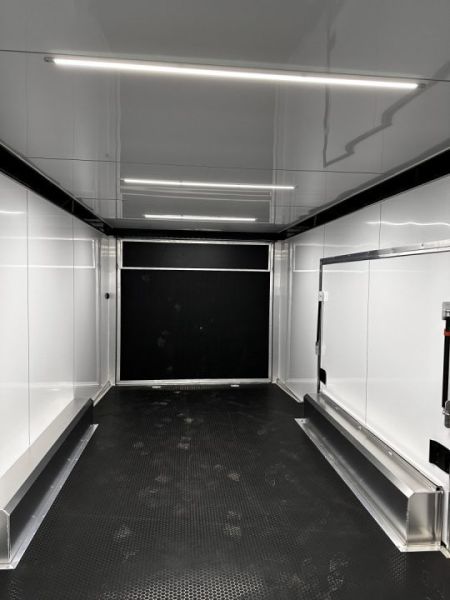 New NEW 2027 ATC 8.5 x 20 ROM450 "LifeTrac" Enclosed ALUMINUM Car Hauler w/ PED Door