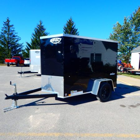 New 2027 Impact Trailers 5 x 8 Quake Flat Top V-Nose 3K Cargo / Enclosed Trailer