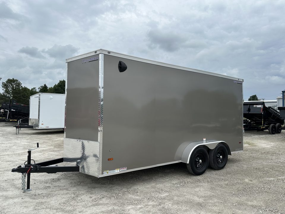 New 2027 HAUL-ABOUT 7X16 BOBCAT -6" extra height, poly pewter
