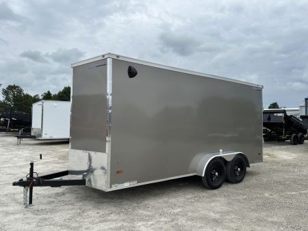 New 2027 HAUL-ABOUT 7X16 BOBCAT -6  extra height, poly pewter