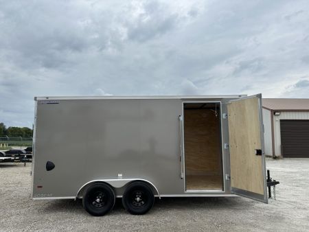 New 2027 HAUL-ABOUT 7X16 BOBCAT -6" extra height, poly pewter