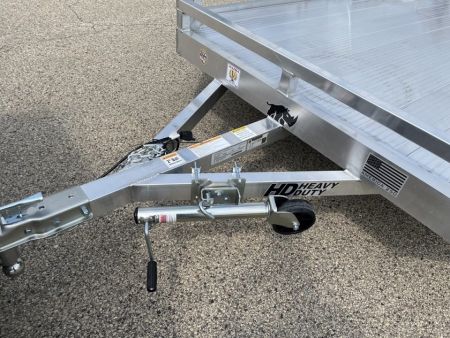 New 2027 Black Rhino Aluminum 74"x12' Low Profile LPS7812A w/ Bi-Fold Gate (ATV / UTV / Side by Side / Golf Cart / Motorcycle) Utility Trailer