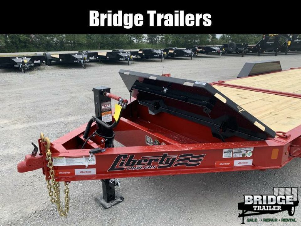 New 2026 Liberty LT14K83X22SPB8WF (83" X 22') 15.4K Partial Tilt Equipment Trailer