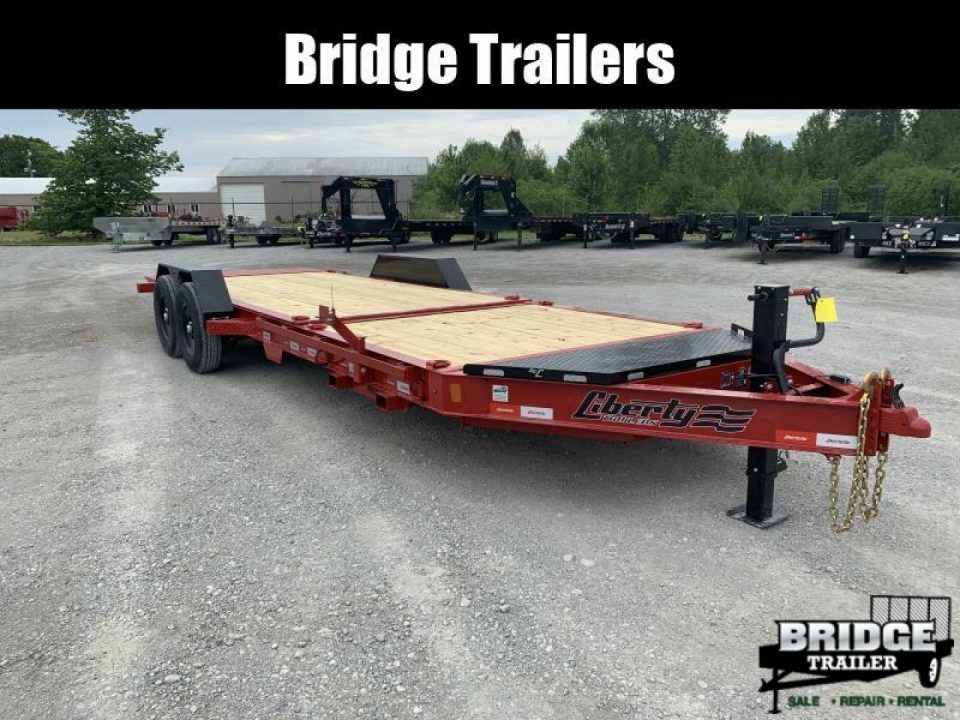 New 2026 Liberty LT14K83X22SPB8WF (83" X 22') 15.4K Partial Tilt Equipment Trailer
