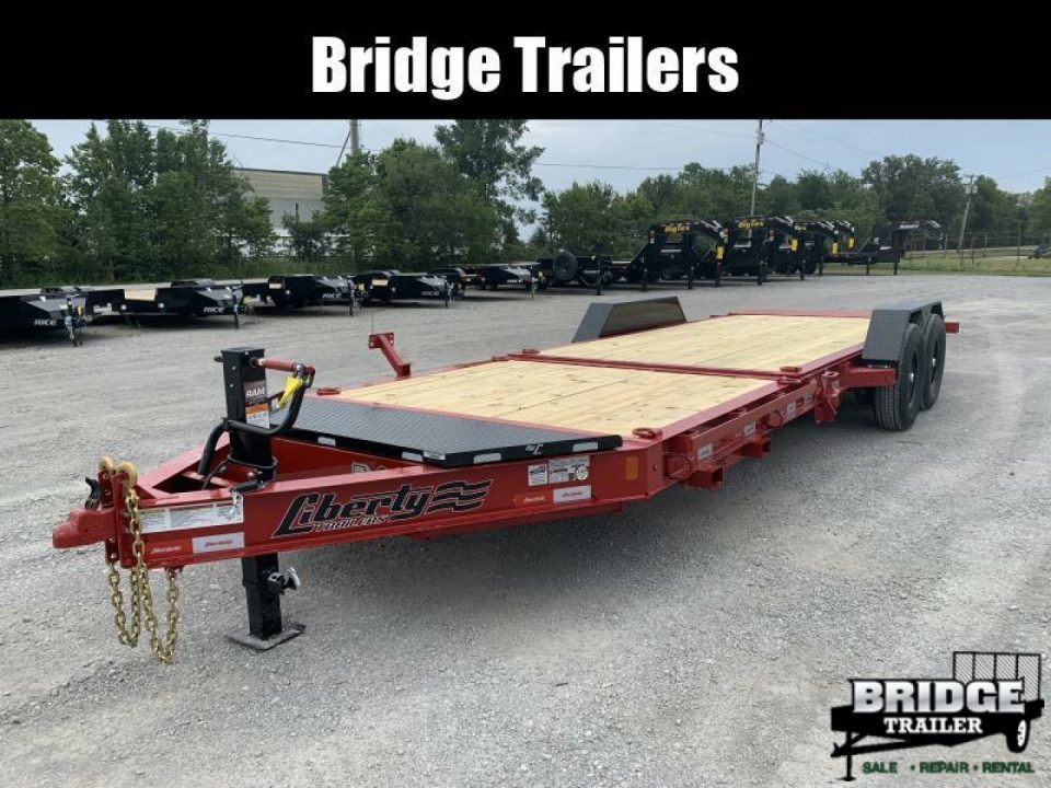 New 2026 Liberty LT14K83X22SPB8WF (83" X 22') 15.4K Partial Tilt Equipment Trailer
