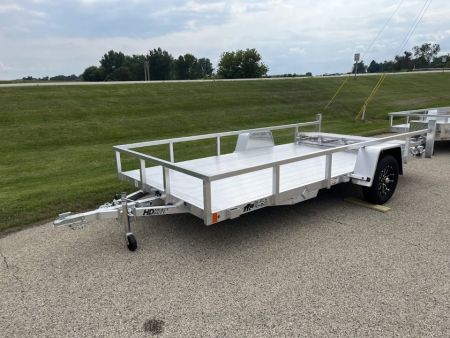 New 2027 Black Rhino Aluminum 81"X14' LSS714A w/ Bi-Fold Gate (ATV / UTV / Side by Side) Utility Trailer