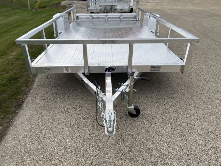 New 2027 Black Rhino Aluminum 81"X14' LSS714A w/ Bi-Fold Gate (ATV / UTV / Side by Side) Utility Trailer