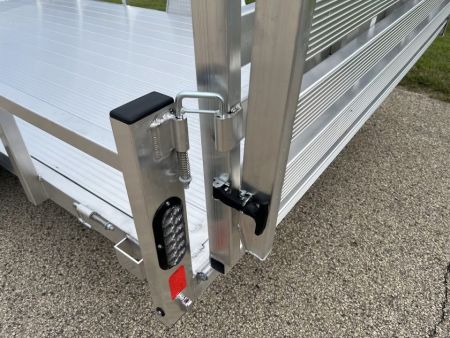 New 2027 Black Rhino Aluminum 81"X14' LSS714A w/ Bi-Fold Gate (ATV / UTV / Side by Side) Utility Trailer