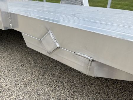 New 2027 Black Rhino Aluminum 81"X14' LSS714A w/ Bi-Fold Gate (ATV / UTV / Side by Side) Utility Trailer