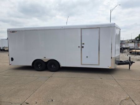 New 2027 H&H Trailers 8.5x20 HH Series Round Top V-Nose 10K Cargo / Enclosed Trailer