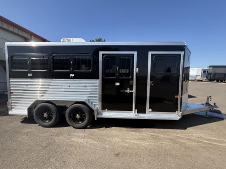 New 2026 Frontier Low Pro 7x16 A/C Unit/ Ramp/Outlets Stock Combo Trailer