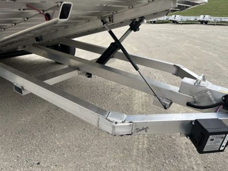 New 2027 Black Rhino Aluminum 77"x14' TS8114A-5K Low Profile w/ Brakes (ATV / UTV / Side by Side) Tilt Trailer