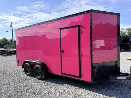 New 2026 Cargo United 7x16 TA (7FT HT) BLACKOUT .80 Polycore Cargo / Enclosed Trailer
