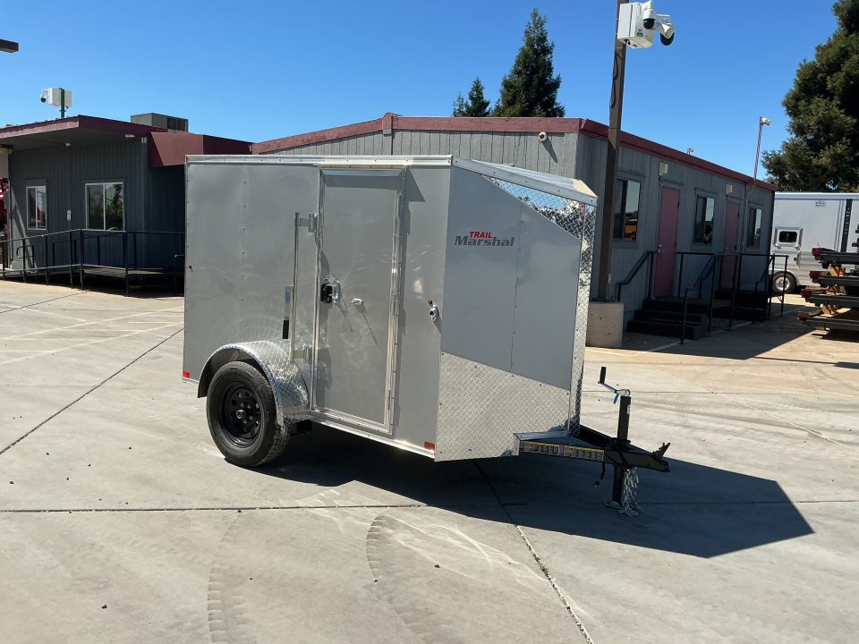 New 2026 Trail Marshal 5X8CRGR3K 5FT X 8FT 2990 GVW Cargo / Enclosed Trailer